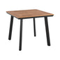Aluminum Table with polywood HM5563.02 Grey 80x80x72 image 1