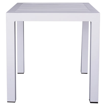 Aluminum Table HM5402.01 White 45x45x45,5 cm