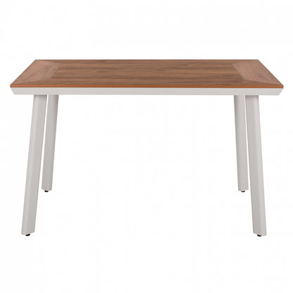 Aluminum Table with Polywood HM5562.01 White 120x80x72
