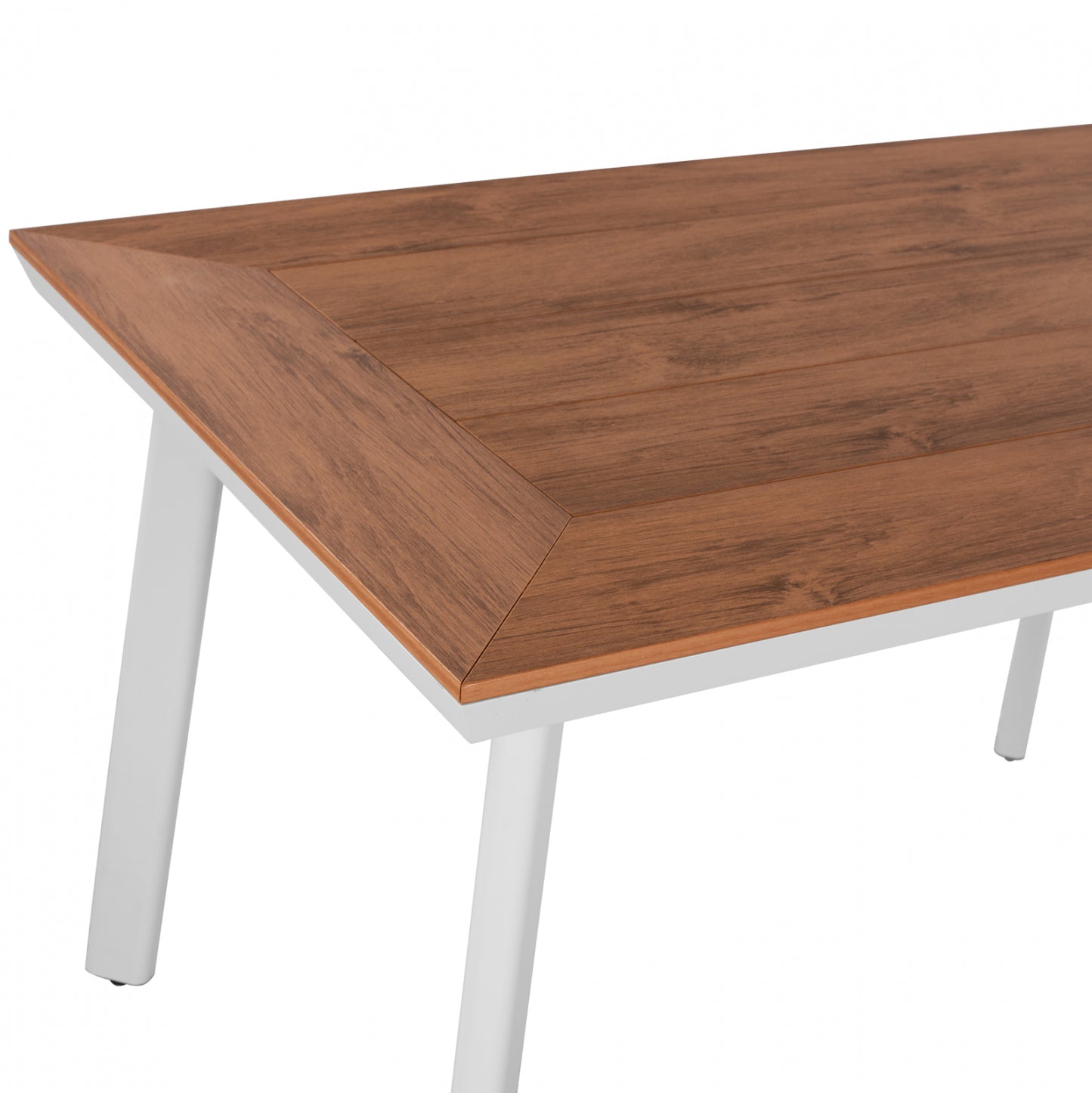 Aluminum Table with Polywood HM5562.01 White 120x80x72