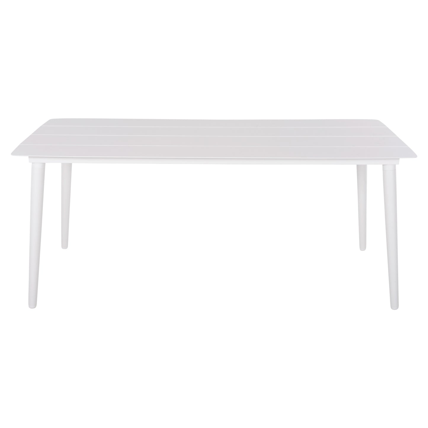ALUMINUM RECTANGULAR TABLE JEROM HM6058.01 WHITE 180X90X74Hcm.