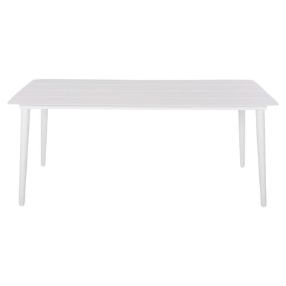 ALUMINUM RECTANGULAR TABLE JEROM HM6058.01 WHITE 180X90X74Hcm.