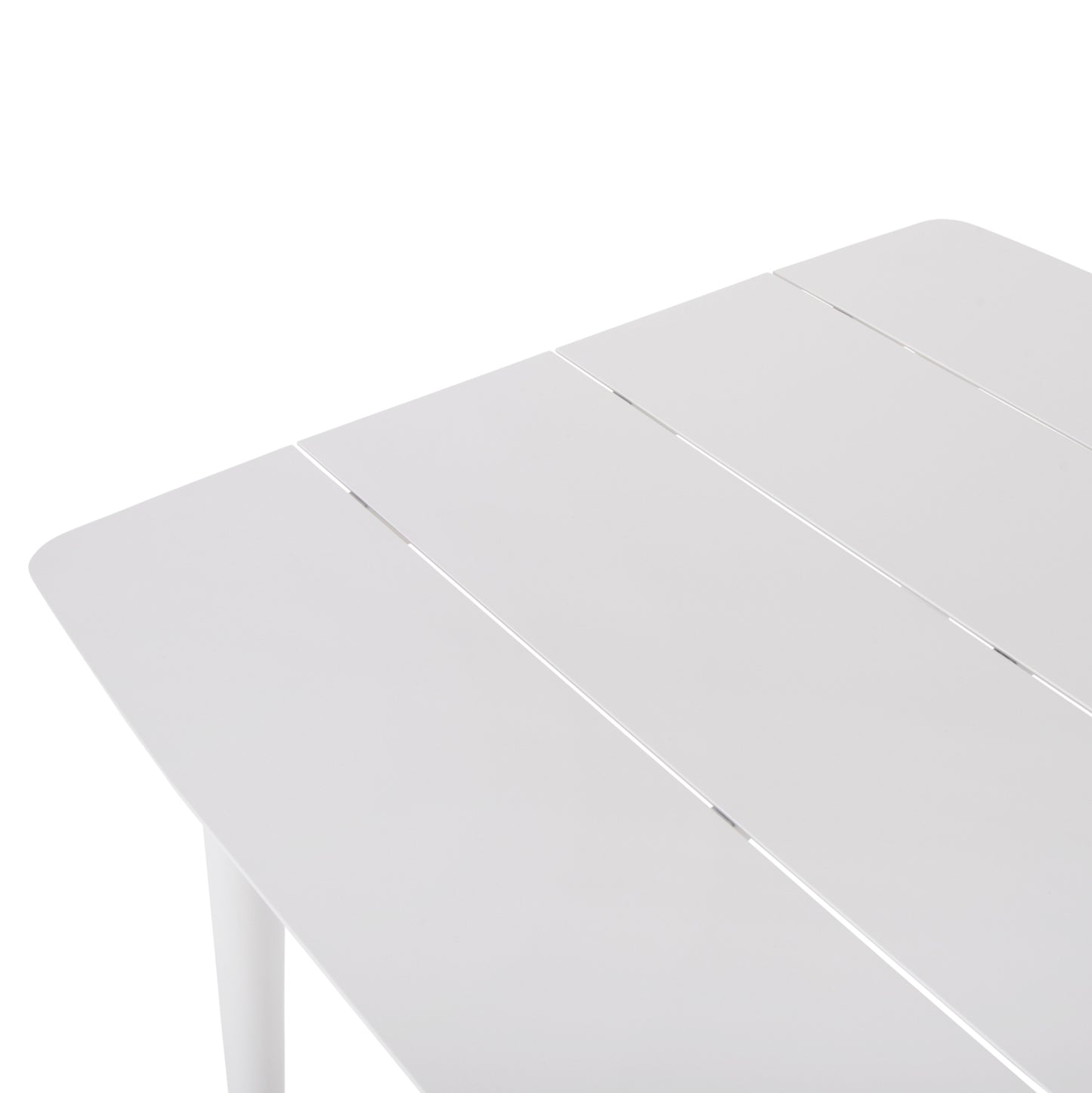 ALUMINUM RECTANGULAR TABLE JEROM HM6058.01 WHITE 180X90X74Hcm.