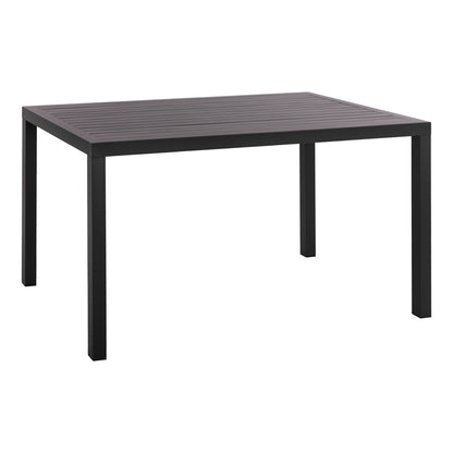 Aluminum table 140x80 Grey HM5571.02 image 1