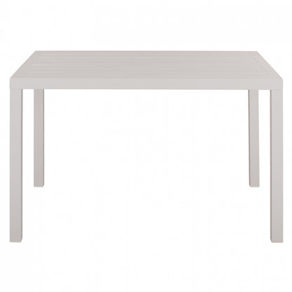 Aluminum Table 120x80 White HM5570.01