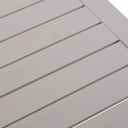 Aluminum Table 120x80 White HM5570.01