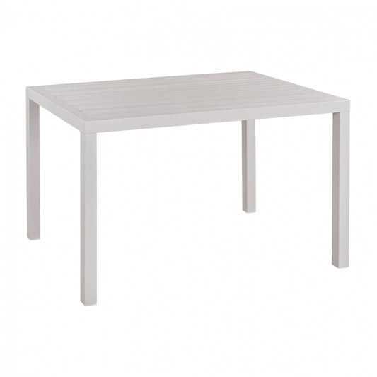 Aluminum Table 120x80 White HM5570.01 image 1