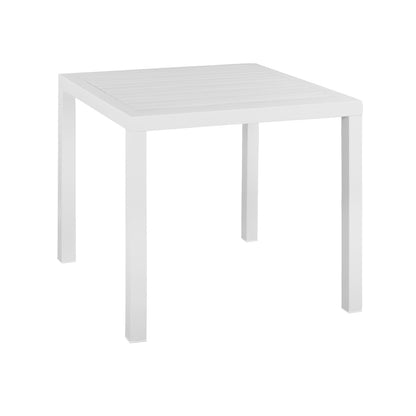 Aluminum Table 80x80 White HM5572.01 image 1