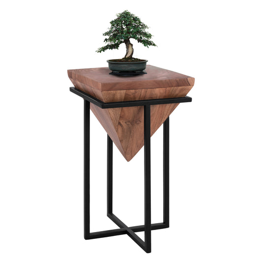 Side coffee table HM8213.11 solid acacia 29X29X53Η image 1