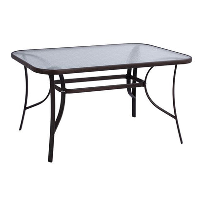 Table Bruno Metallic Brown 140Χ80Χ72 HM5106.02 image 1