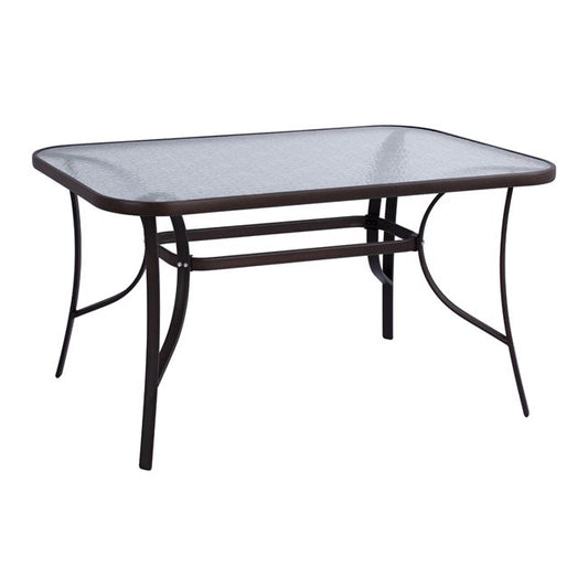 Table Bruno Metallic Brown 140Χ80Χ72 HM5106.02 image 1