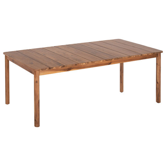 OUTDOOR DINING TABLE NAVANT HM6136 SOLID ACACIA WOOD-NATURAL COLOR 200x100x75Hcm. image 1