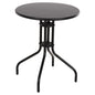 OUTDOOR ROUND TABLE BLACK HM5973.03 METALLIC IN BLACK Φ60x70Hcm. image 1