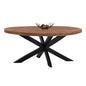 Dining Table Oval LEVINHO HM8483.11 Solid Mango Wood 210x100x78 cm. image 1