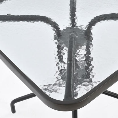 Table Figo metallic Grey 60x60x72 cm HM5035.01