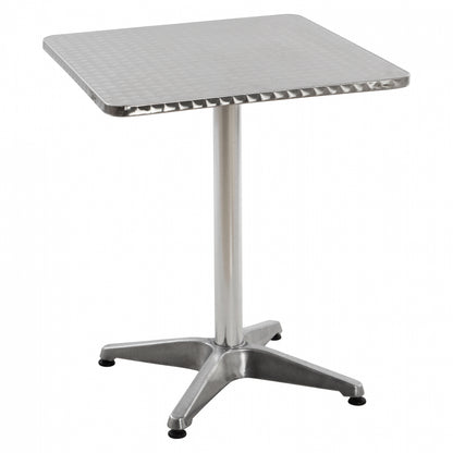 Rectangular Table Frodo Aluminum 60x60x72Η cm  4legs HM5016 image 1