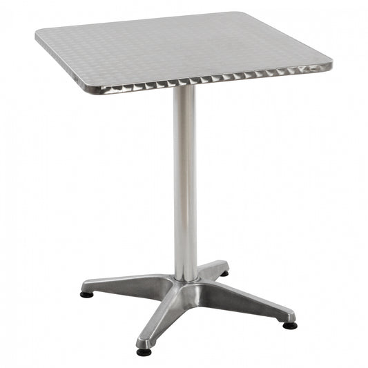 Rectangular Table Frodo Aluminum 60x60x72Η cm  4legs HM5016 image 1