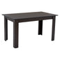 KITCHEN TABLE KELVIN, WENGE, ΗΜ2429.02 140x80x77 cm. image 1