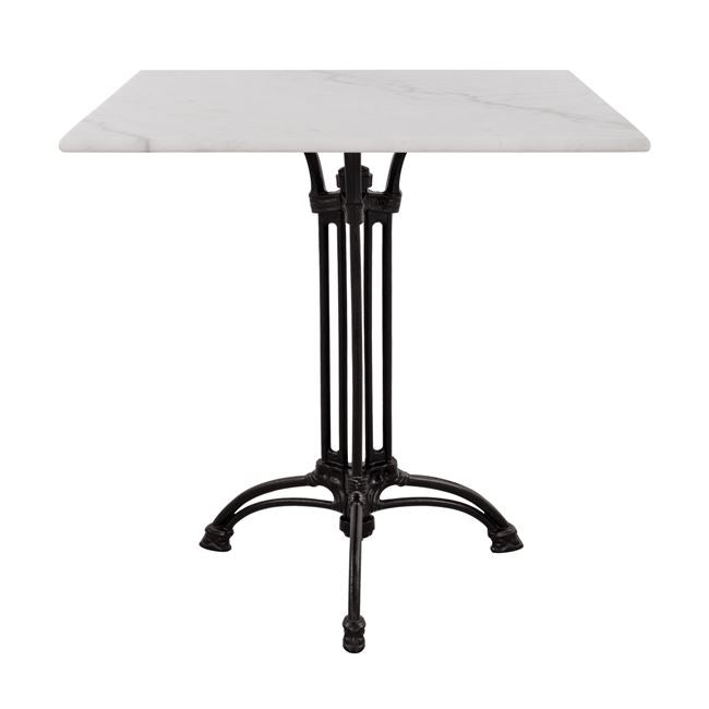 Table with 3 legs from cast iron HM5611 with marble 70x70