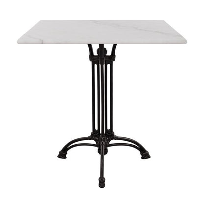 Table with 3 legs from cast iron HM5611 with marble 70x70