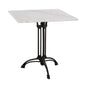 Table with 3 legs from cast iron HM5611 with marble 70x70 image 1