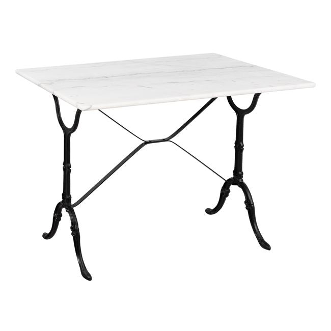 Table with Base from cast iron HM464 with marble 100x60x72 image 1