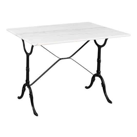 Table with Base from cast iron HM464 with marble 100x60x72 image 1