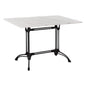 Table with 2 legs Base from cast iron HM5612 with marble 110x70 image 1