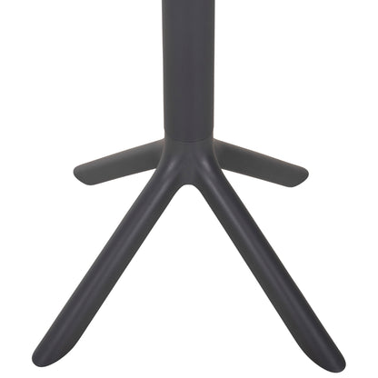 BAR TABLE ROUND TERRIN HM6126.20 POLYPROPYLENE GREY Φ60x106Hcm.
