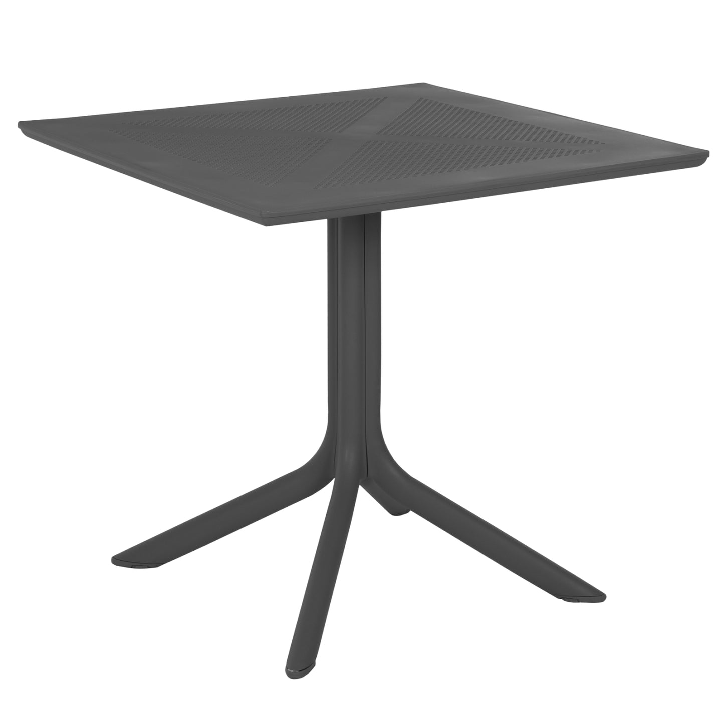 OUTDOOR POLYPROPYLENE SQUARE TABLE LUNAR HM5930.20 GREY 80x80x75Hcm. image 1
