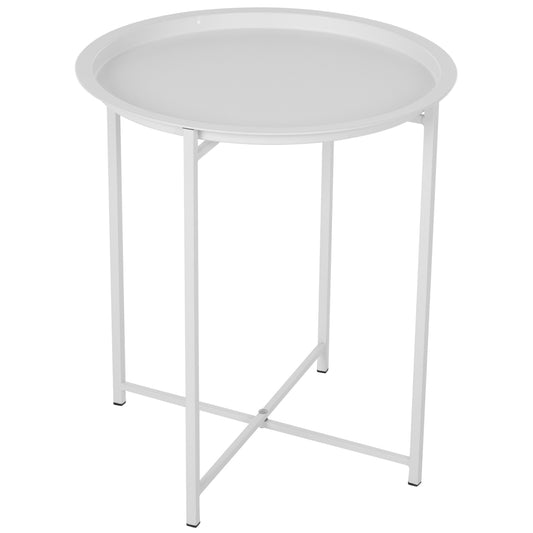 Table Foldable Metallic Grey '46cm HM5287.02 image 1