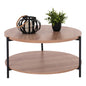 LIVING ROOM TABLE MATTEO 2 LEVELS ROUND HM8753.11 Φ75x40,5Hcm. image 1