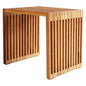 SIDE TABLE TEAK WOOD IN NATURAL COLOR 1-PIECE HM9483 40x40,5x40,5H cm. image 1