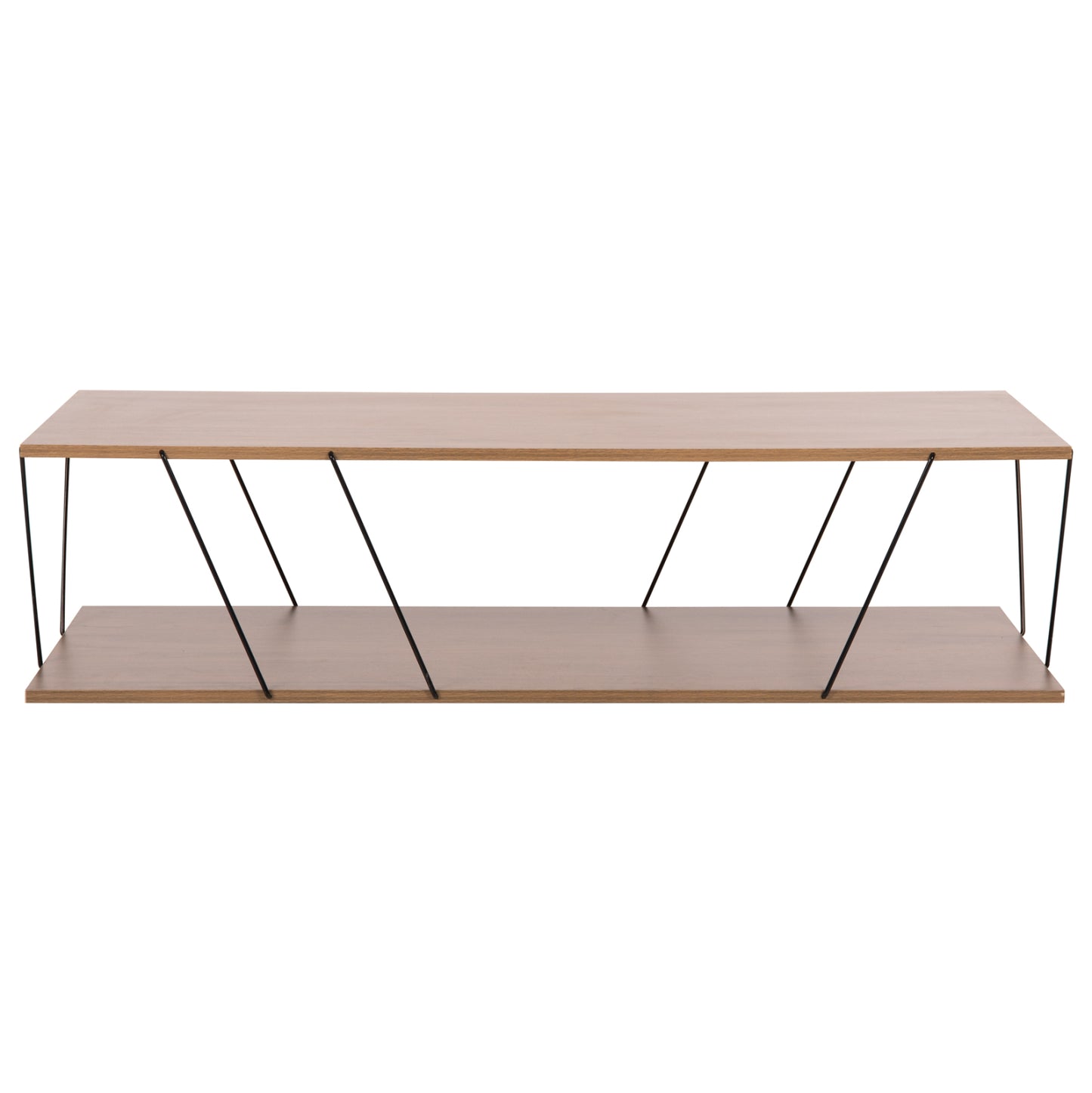 Кафе маса TARS с модерна визия и черни метални крака 120Χ50Χ30Hcm