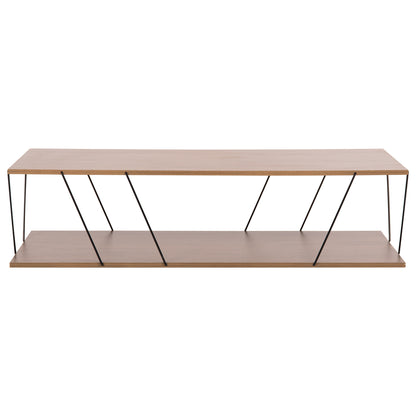 Кафе маса TARS с модерна визия и черни метални крака 120Χ50Χ30Hcm