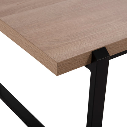 Кафе маса ШАБЕН с MDF плот и метална основа