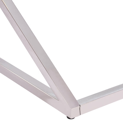 Масичка за кафе ХОЛАНД с стъклена и хромирана основа 120X60Χ45 EK