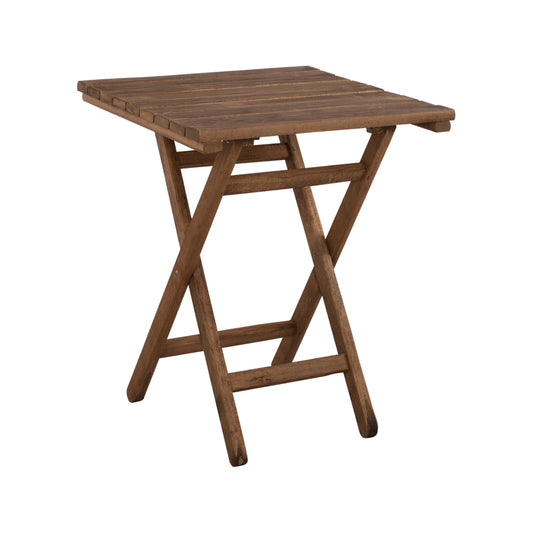 Director's Table LIMNOS 60x60x72 solid oak wood Walnut Color HM5647.01 image 1