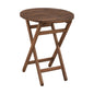 Director's Table Limnos Φ60cm Solid Wood Impregnation Walnut HM5653.01 image 1