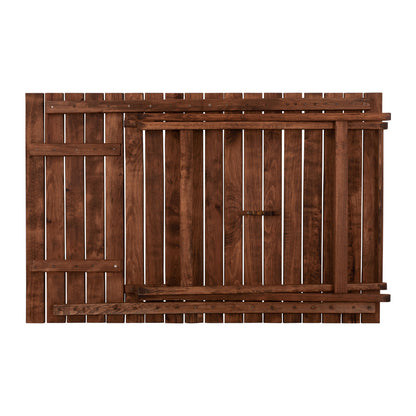 Director's Table Limnos Solid Wood Impregnation Walnut HM5649.01 120x80x75cm