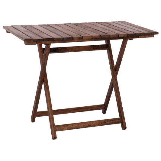 DIRECTOR'S TABLE LEMNOS OF SOLID BEECH WOOD IN WALNUT HM5652.01 101,5x63x75 cm. image 1