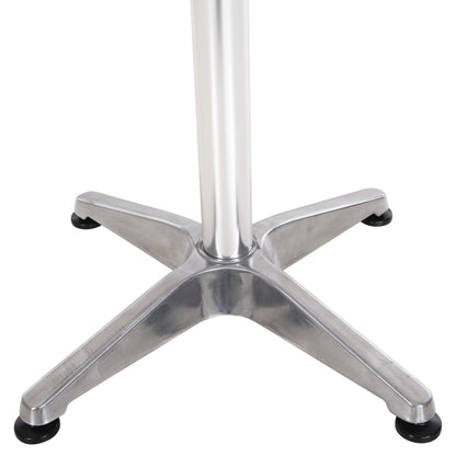 ROUND ALUMINUM TABLE FRODO HM5539 METALLIC COLOR-4-PRONGED BASE Φ59,5x69,5Hcm.
