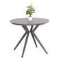 OUTDOOR TABLE ROUND HIGER HM6289.01 GREY ALUMINUM Φ90Χ74Hcm. image 1