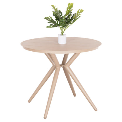 OUTDOOR TABLE ROUND HIGER HM6289.04 CAPPUCCINO ALUMINUM Φ90Χ74Hcm. image 1
