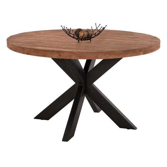 Round Table Φ130x78Η HM8484.11 solid mango wood image 1