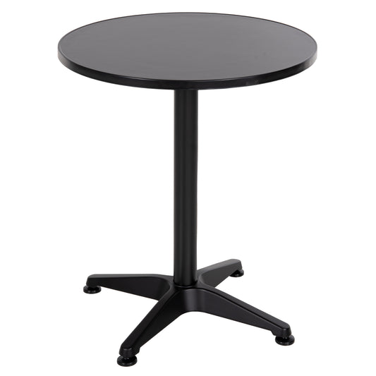 OUTDOOR ROUND TABLE GOSS HM5974.01 ALUMINUM IN BLACK Φ60x70Hcm. image 1