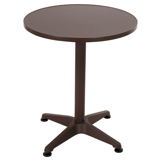 OUTDOOR ROUND TABLE GOSS HM5974.02 ALUMINUM IN BROWN Φ60x70Hcm. image 1