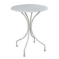 TABLE ROUND METALLIC HM5104.12 IN WHITE COLOR Φ60x72Hcm. image 1