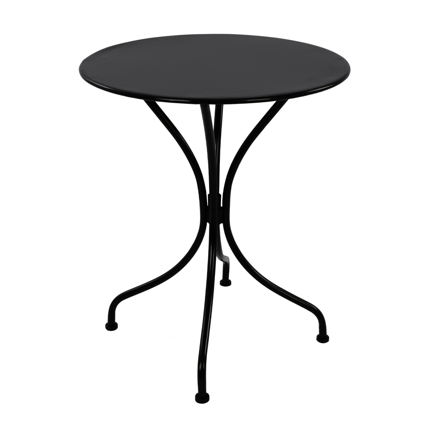 TABLE METALLIC ROUND HM5104.14 BLACK Φ60x72Hcm. image 1