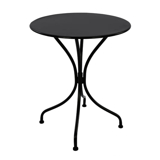 TABLE METALLIC ROUND HM5104.14 BLACK Φ60x72Hcm. image 1